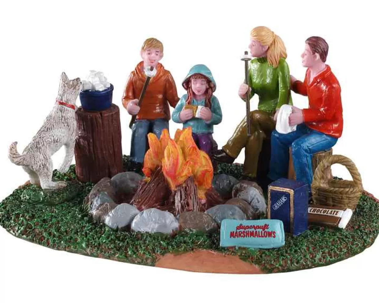 Vail Table Pieces-Lemax 03524 S'More Family Fun