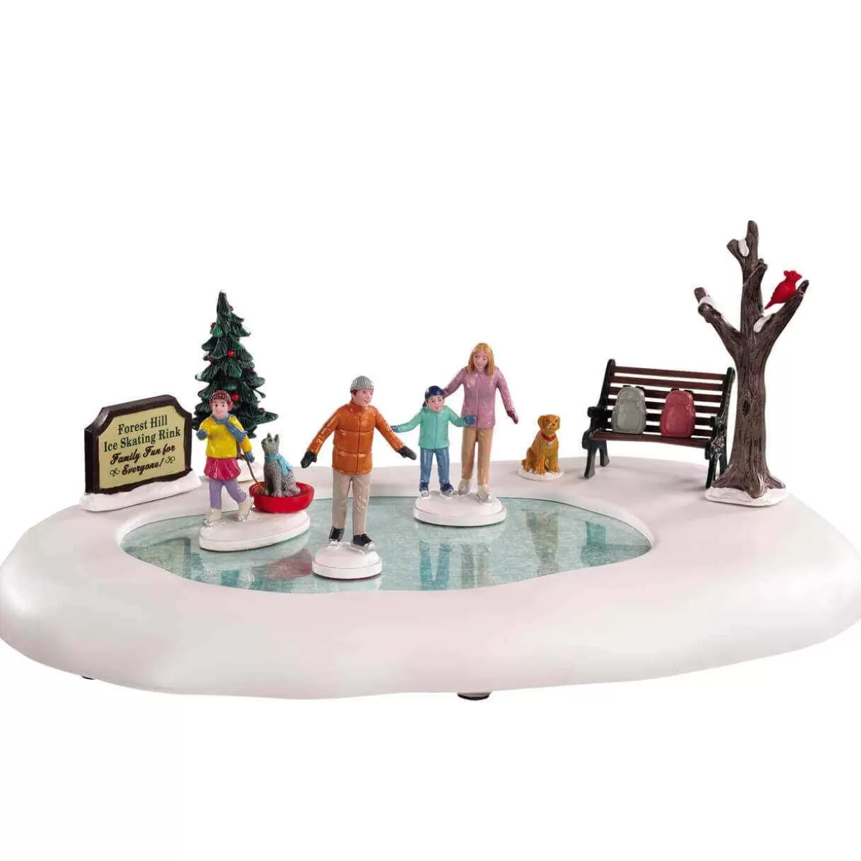 General Products Table Pieces-Lemax 04715 Family Skating Day