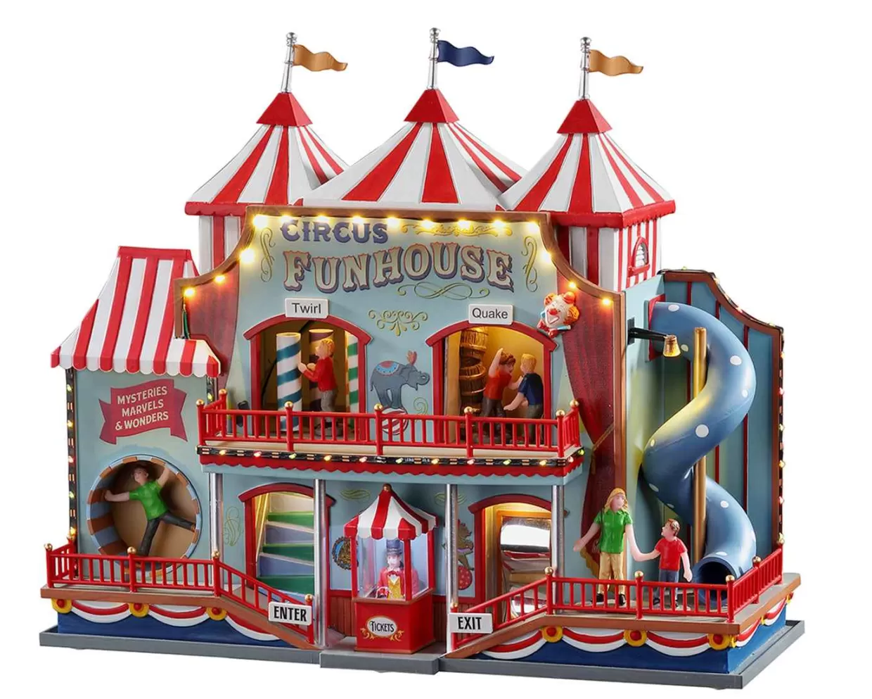 Carnival Table Pieces-Lemax 05616 Circus Funhouse
