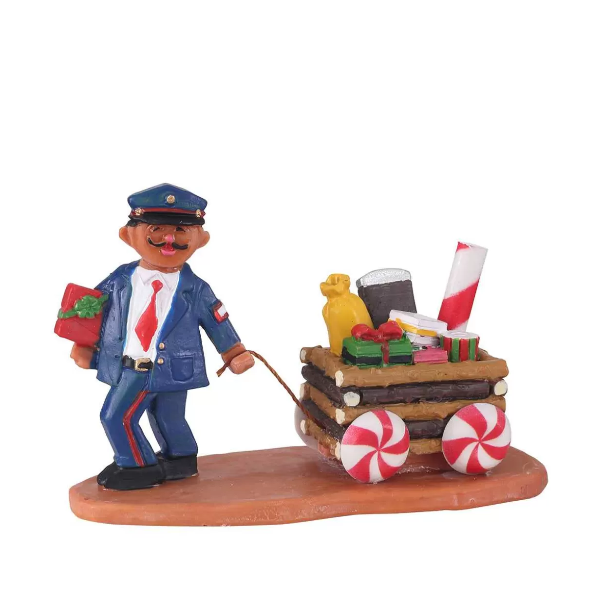 Sugar n Spice Figurines-Lemax 12058 Gingerman Post