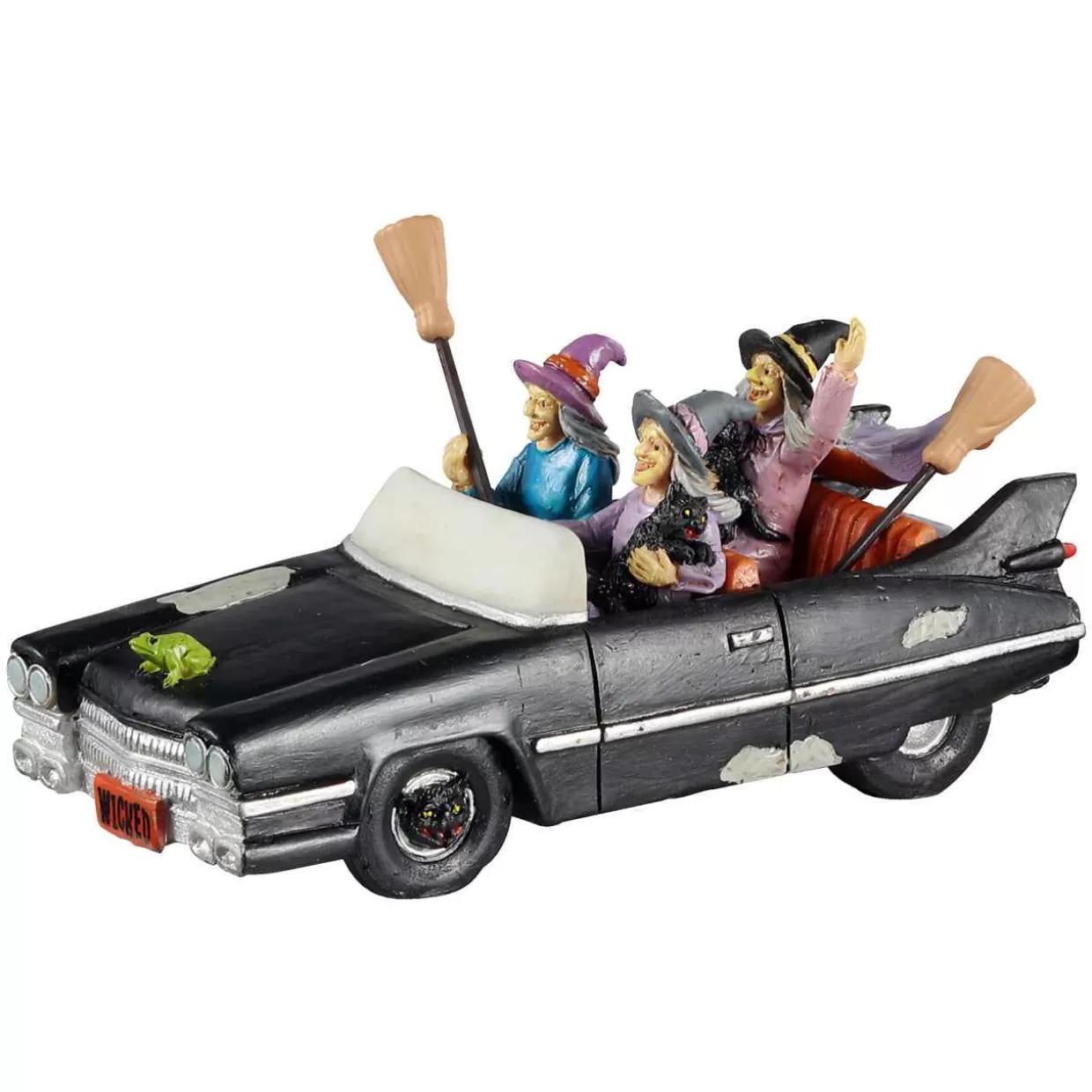 Spooky Town Table Pieces-Lemax 13552 Girls Night Out On Halloween