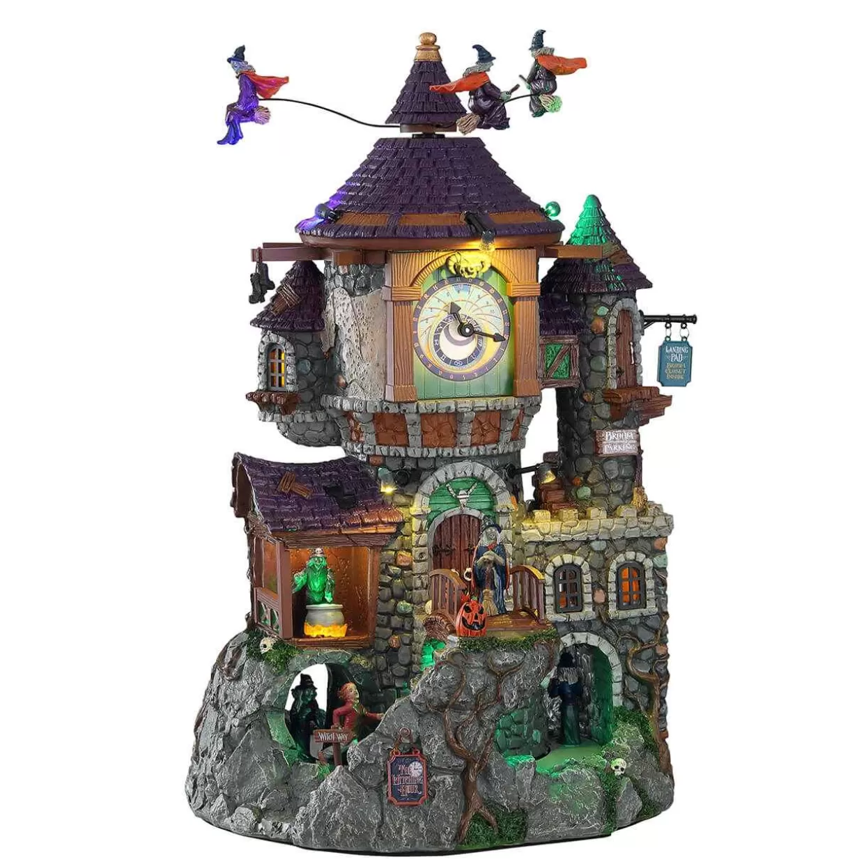 Spooky Town Table Pieces-Lemax 15724 The Witching Hour