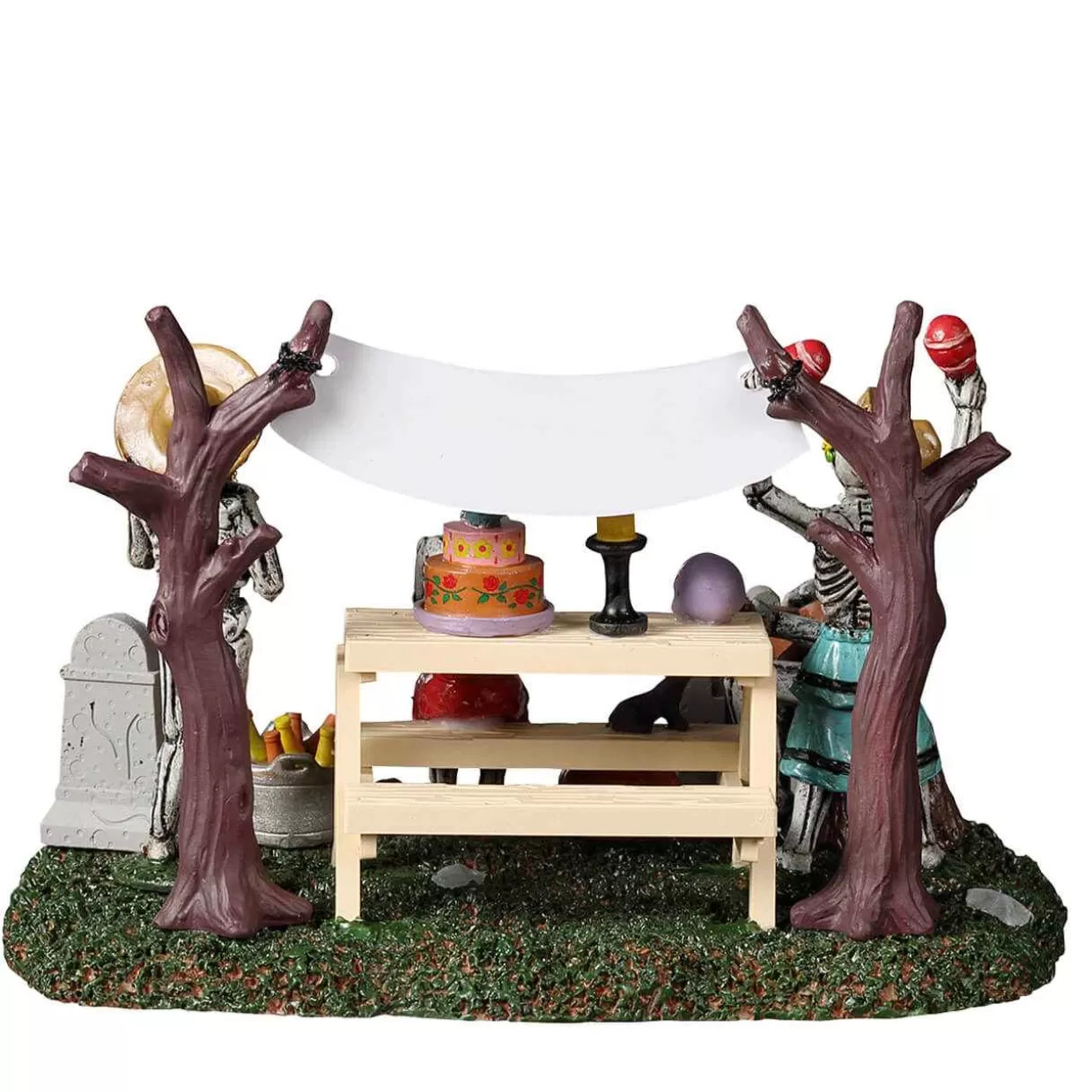 Spooky Town Table Pieces-Lemax 23583 Day Of The Dead Party