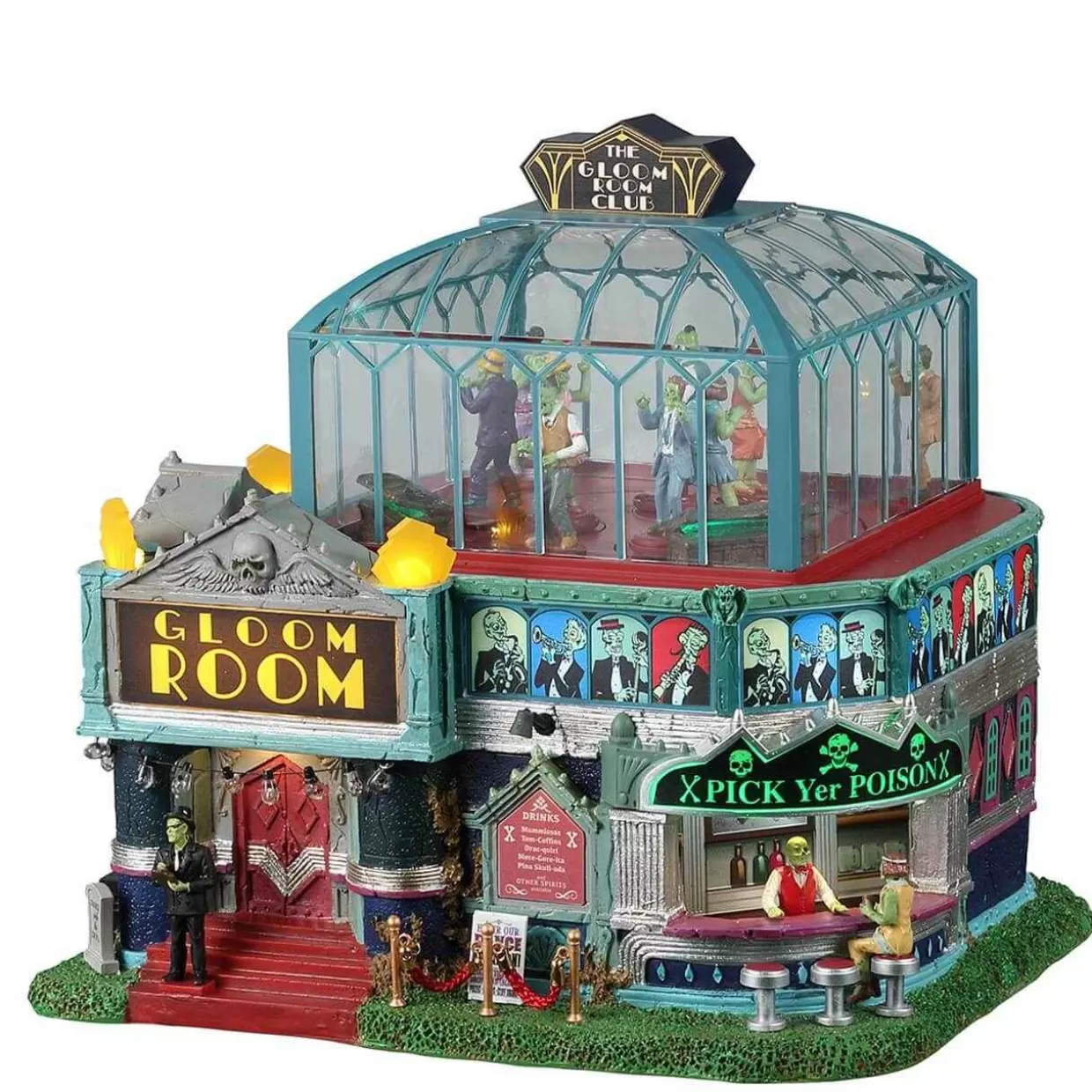 Spooky Town Table Pieces-Lemax 25847 The Gloom Room Club