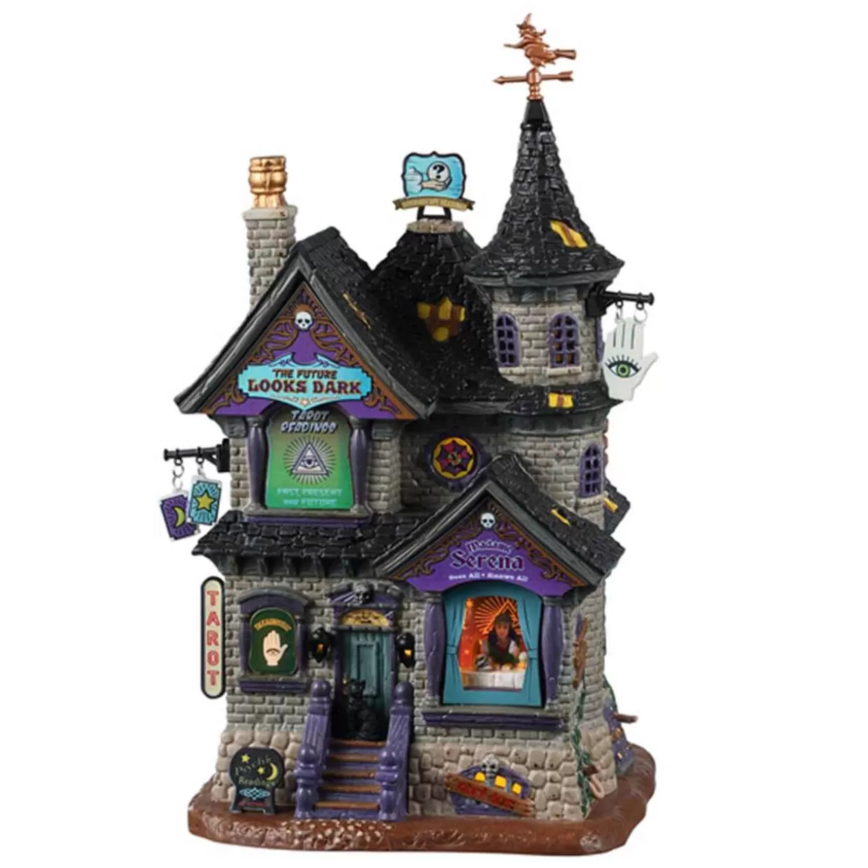 Spooky Town Table Pieces-Lemax 25857 The Future Looks Dark