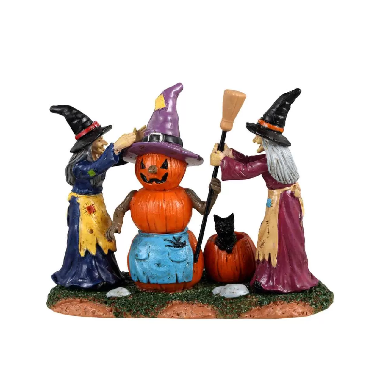 Spooky Town Figurines-Lemax 32193 Pumpkin Witch