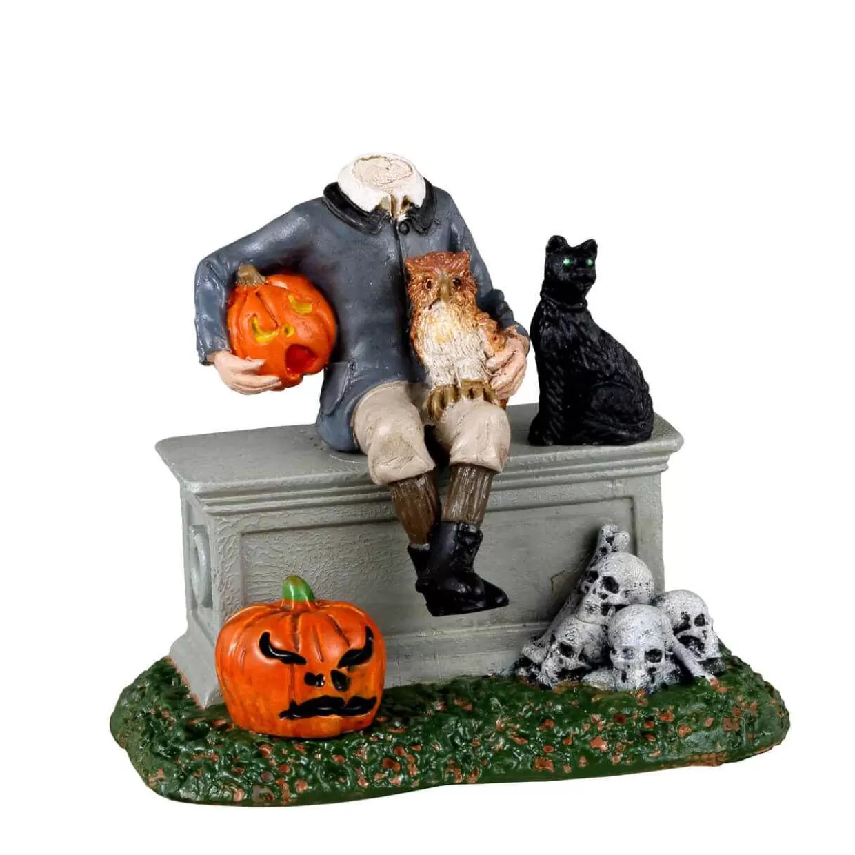 Spooky Town Figurines-Lemax 32195 Lost His Head
