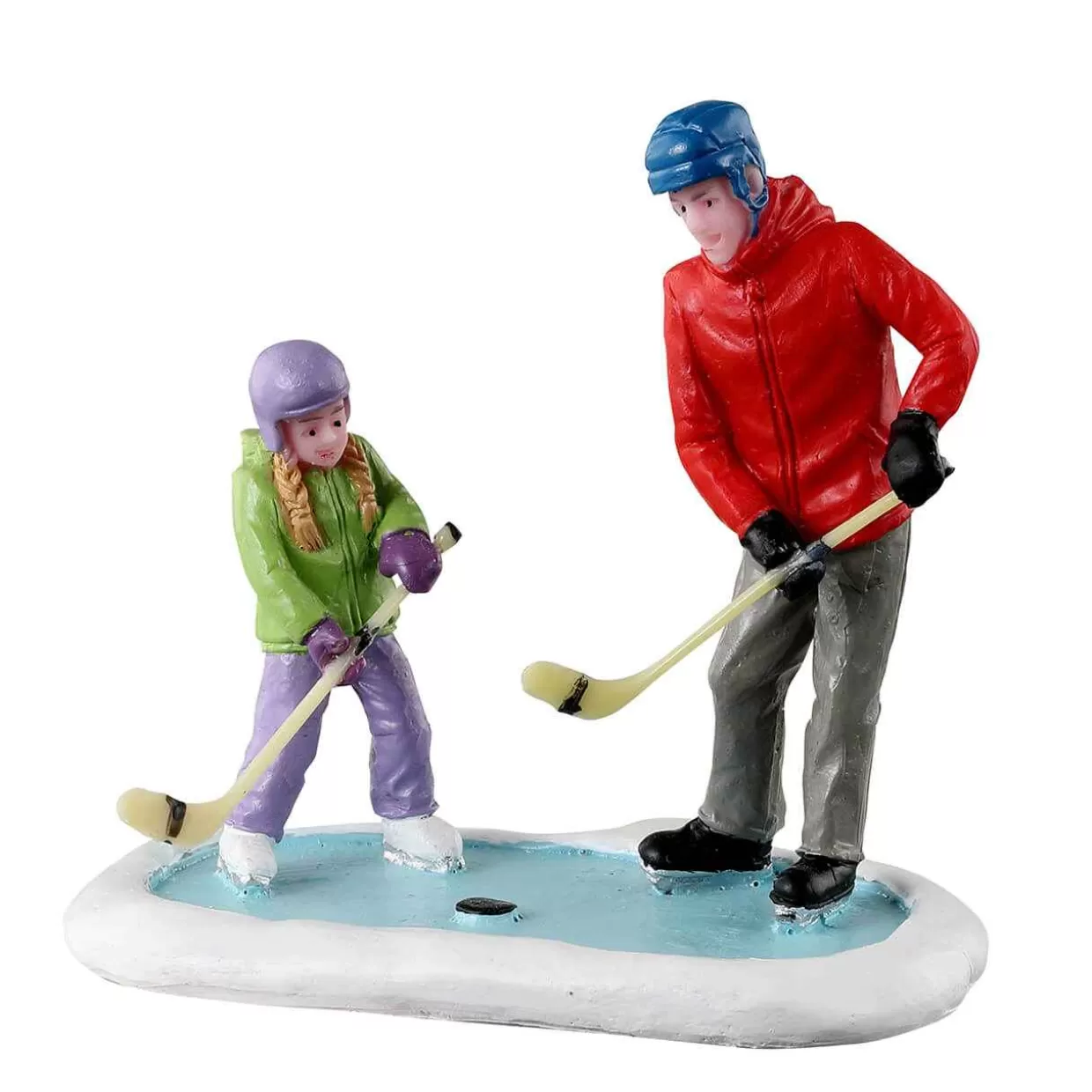 Vail Figurines-Lemax 32218 Father Daughter Practice Time