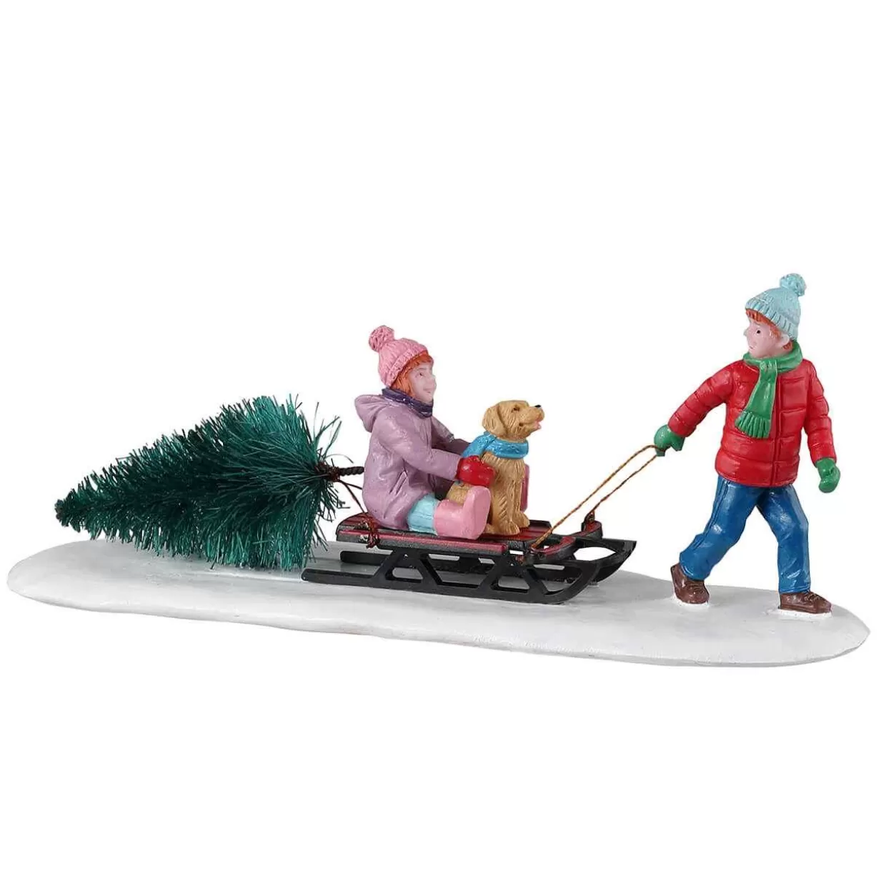 Vail Table Pieces-Lemax 33628 Bringing Home Our Tree