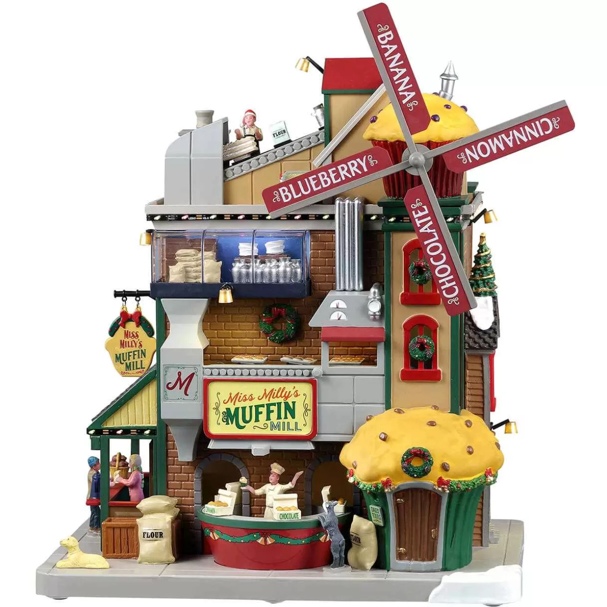 Caddington Table Pieces-Lemax 35020 Miss Milly's Muffin Mill