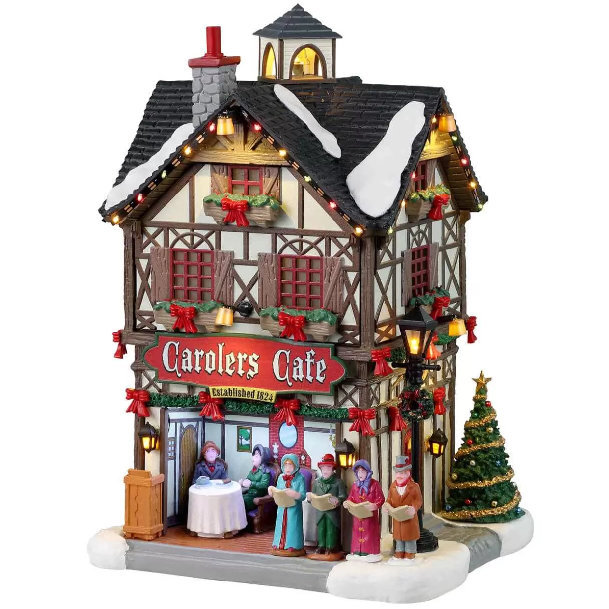 Caddington Table Pieces-Lemax 35024 Carolers Cafe