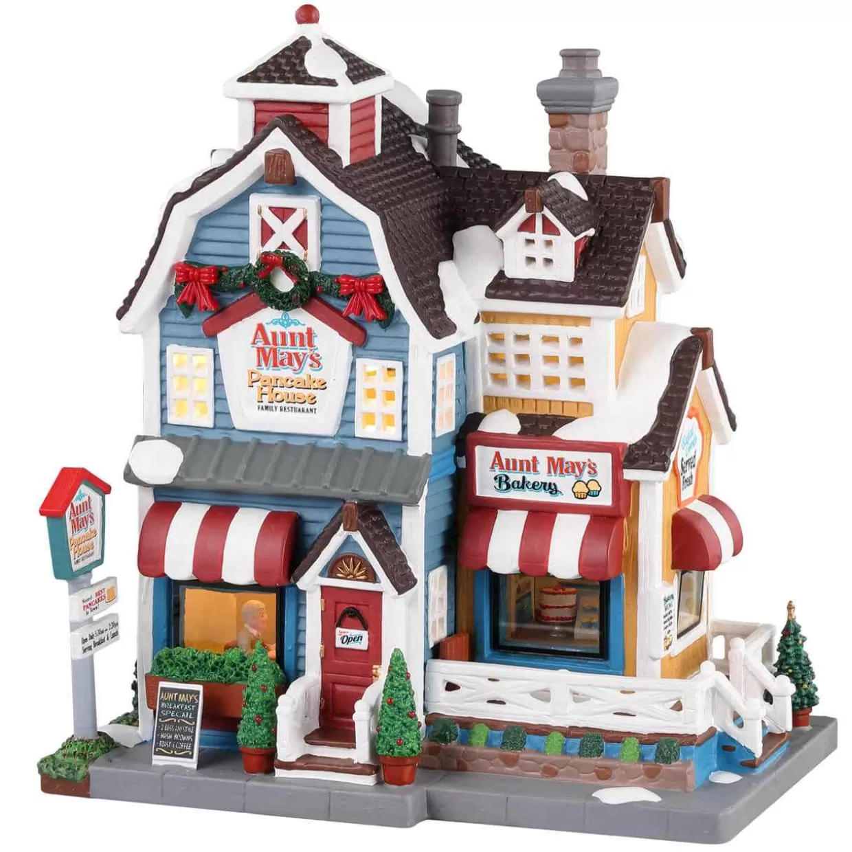 Harvest Crossing Table Pieces-Lemax 35032 Aunt May's Pancake House