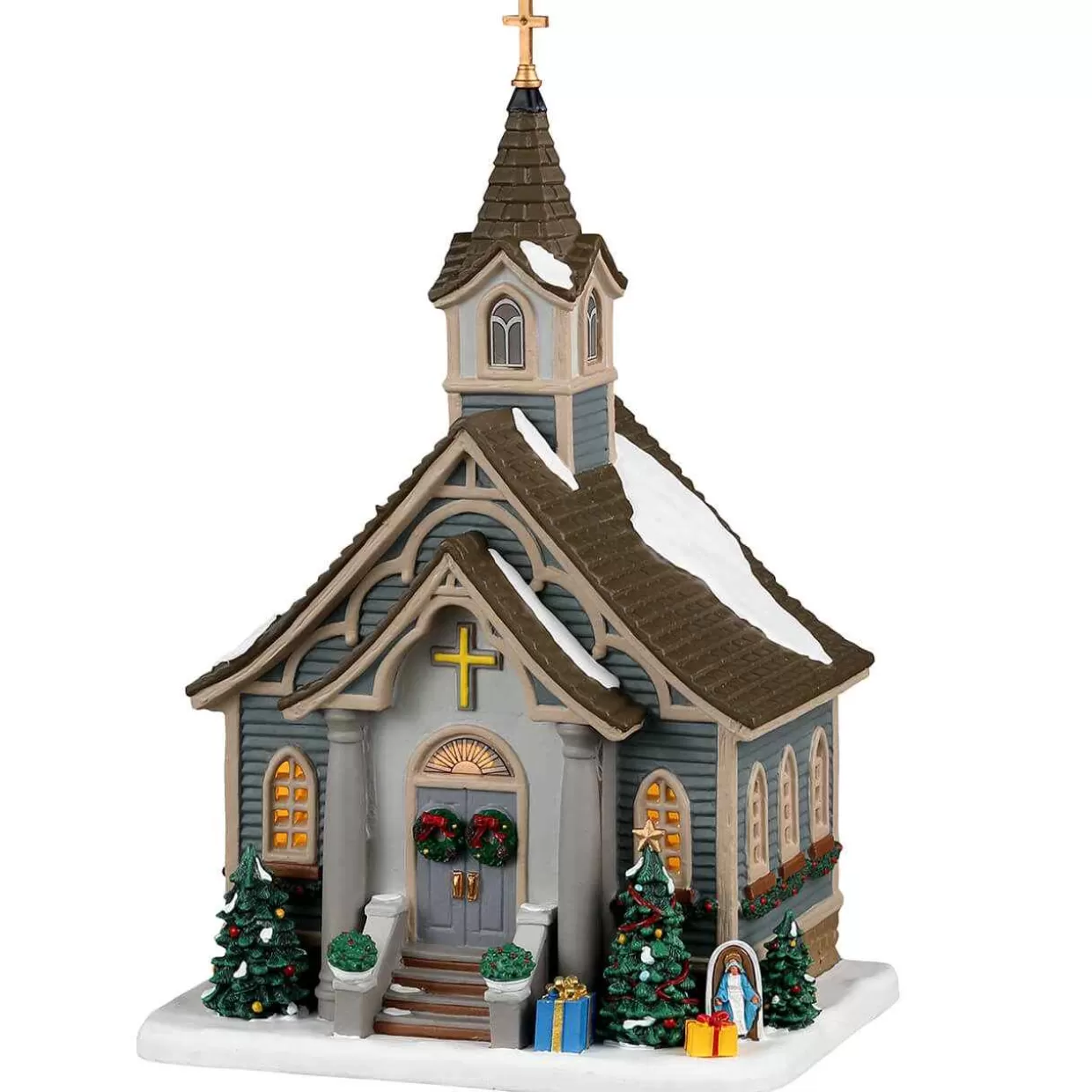 Caddington Table Pieces-Lemax 35066 Small Town Church