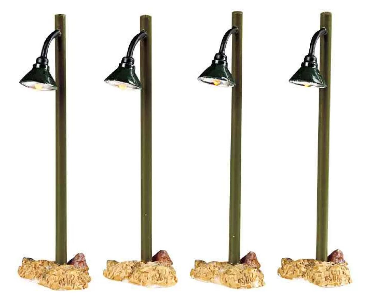 General Products Table Pieces-Lemax 54362 Rustic Street Lamp, Set Of 4