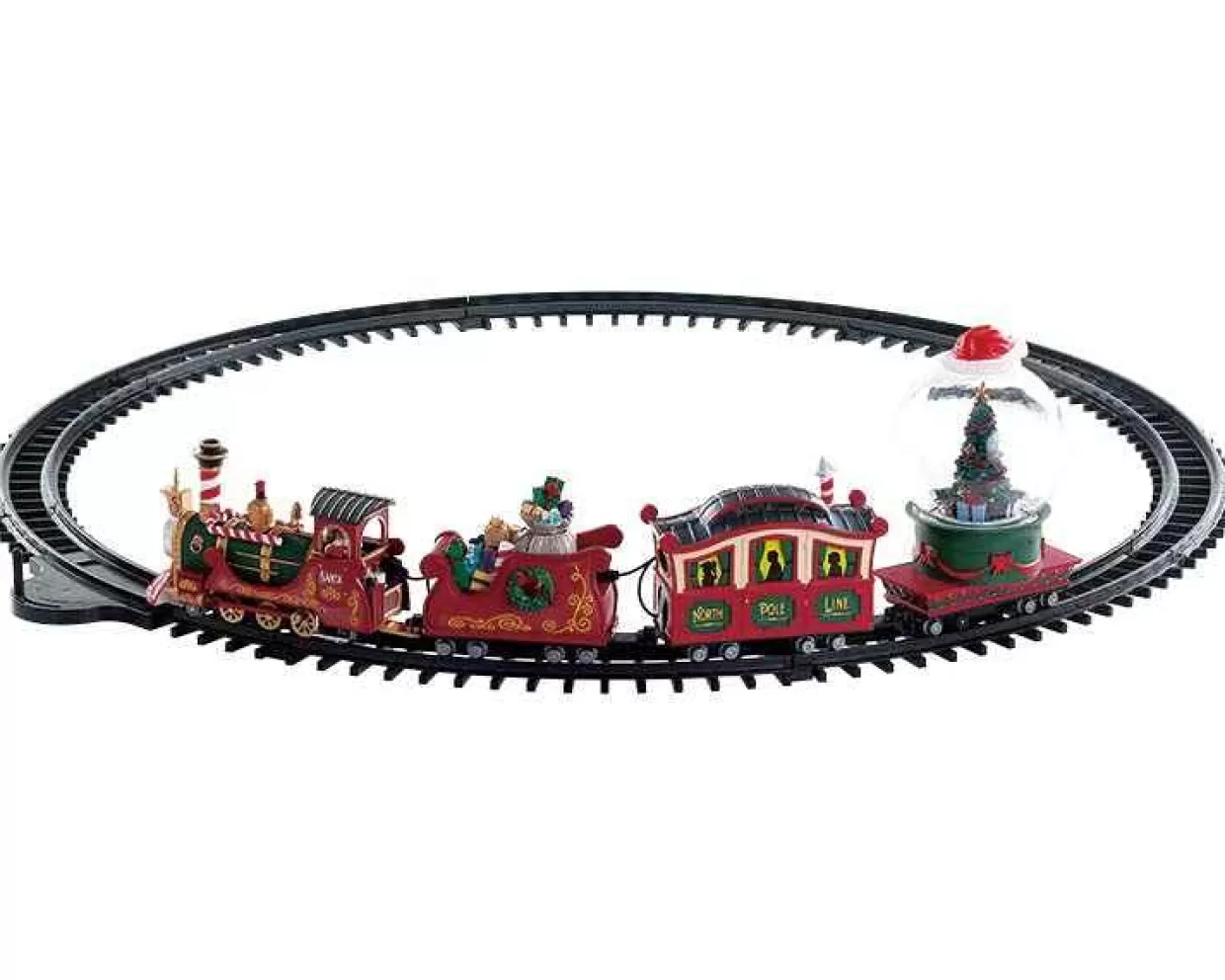 Santas Wonderland Table Pieces-Lemax 74223 North Pole Railway
