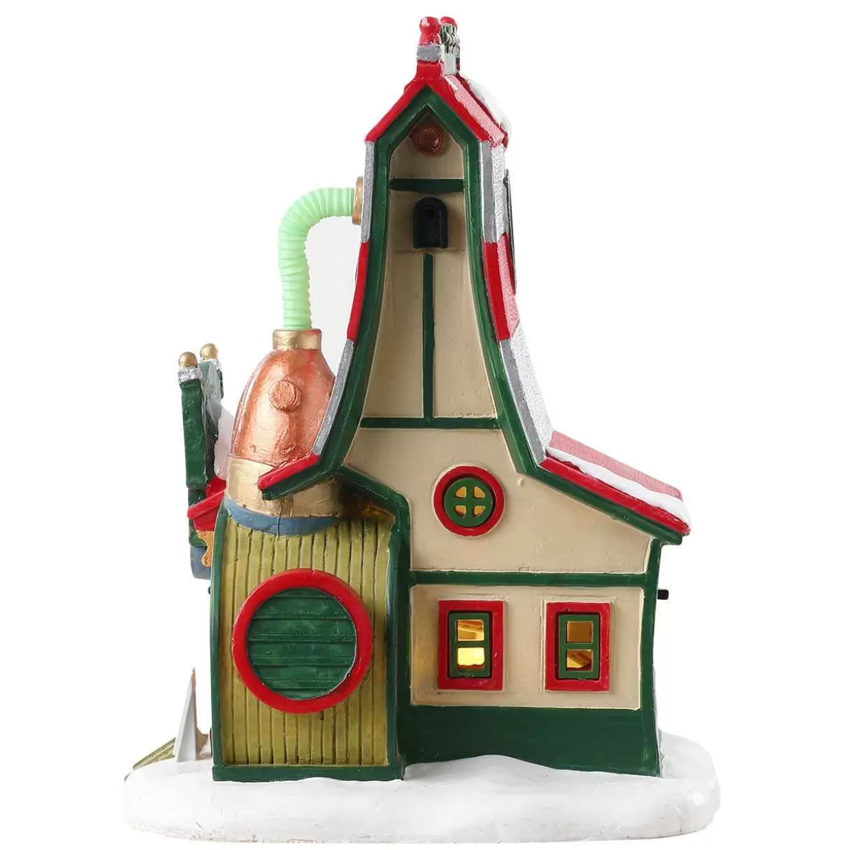 Santas Wonderland Table Pieces-Lemax 75293 Reindeer Grooming Barn