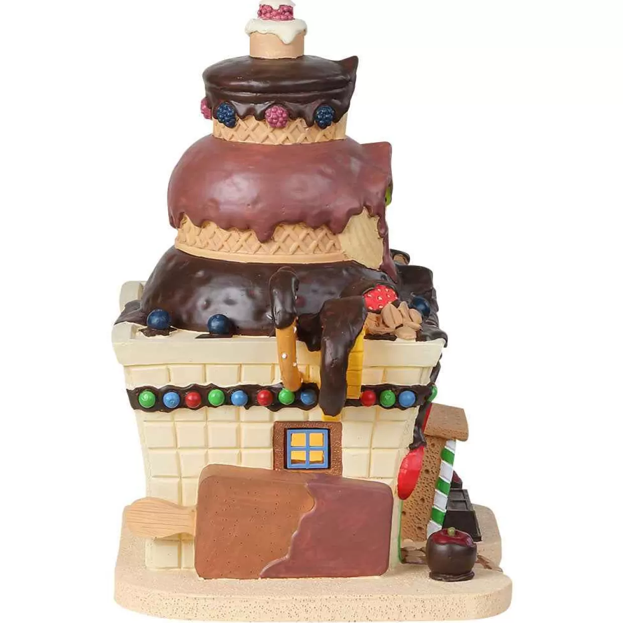 Sugar n Spice Table Pieces-Lemax 85382 Delightful Dip Chocolate Shop