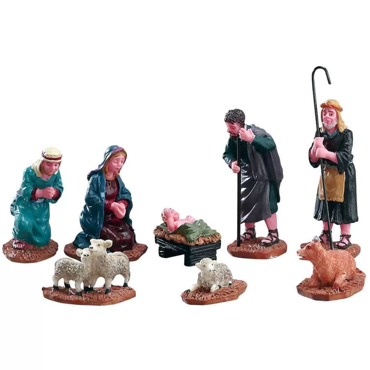 General Products Figurines-Lemax 92351 Nativity Figurines Set Of 8