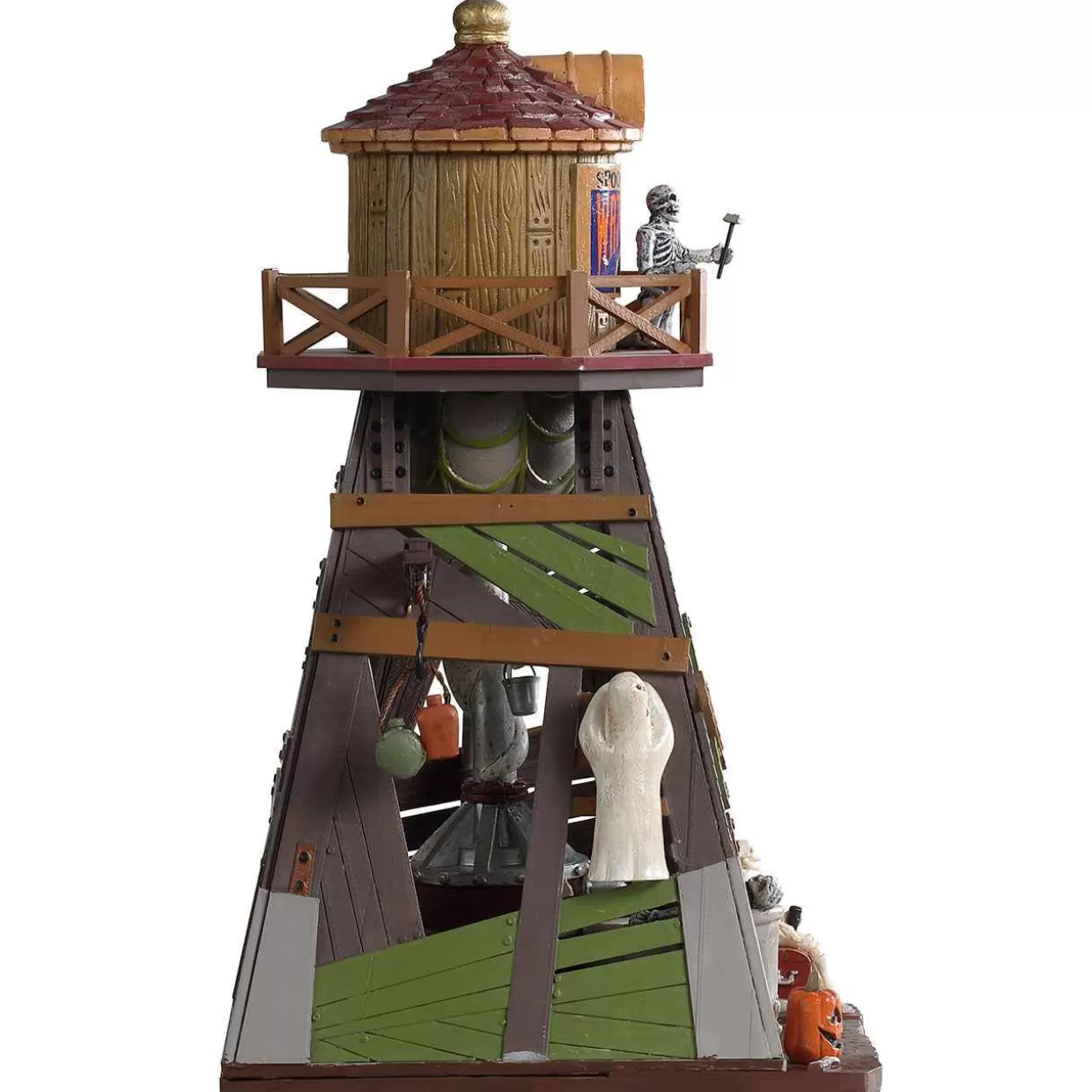 Spooky Town Table Pieces-Lemax 93410 Spooky Springs Water Tower