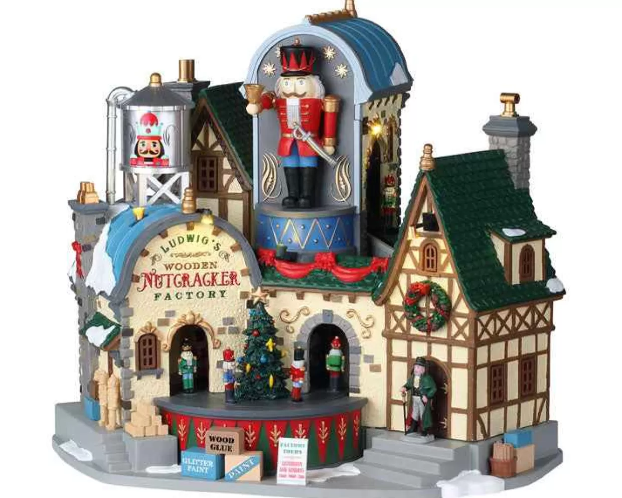 Caddington Table Pieces-Lemax 95463 Ludwig's Wooden Nutcracker Factory